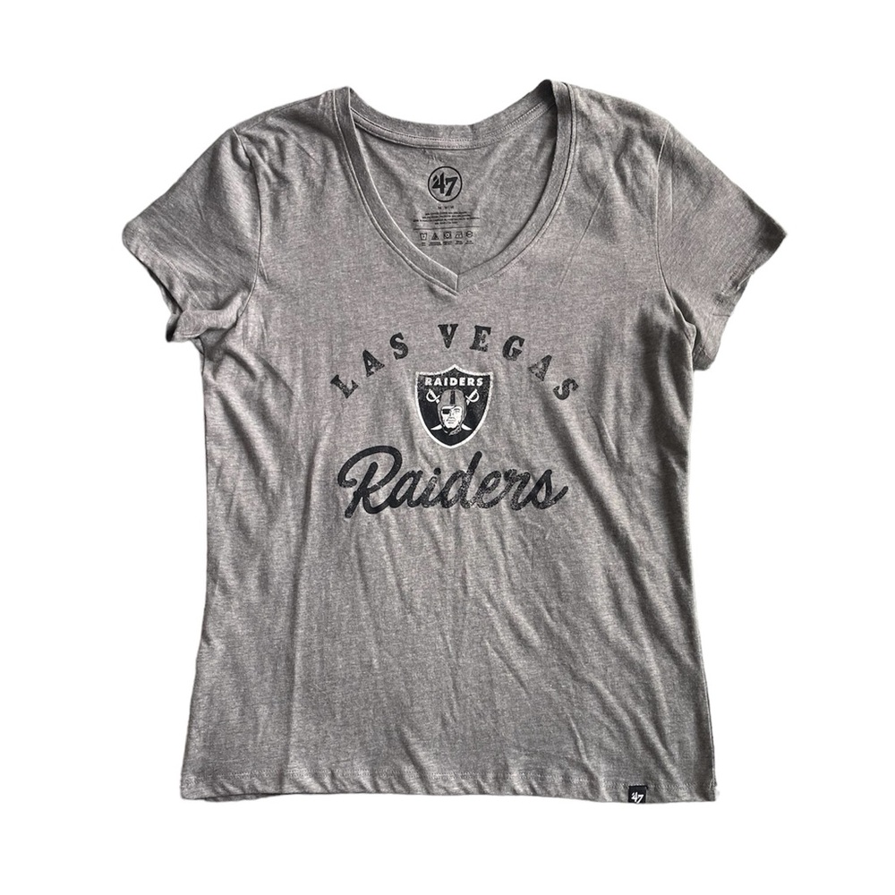 Women's Las Vegas Raiders '47 V-Neck T-Shirt NWT
